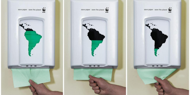 Un exemple de Nudge, proposé par WWF