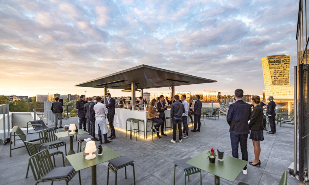 rooftop bar coworking NU lille terrasse végétalisation urbain