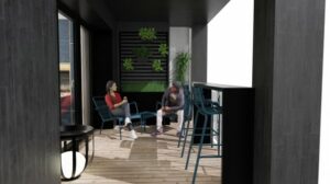 Terrasse loggia pièce à vivre